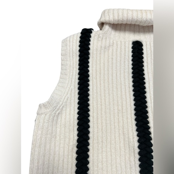 Derek Lam 10 Crosby wool turtle neck sweater tank top - Picture 2 of 4